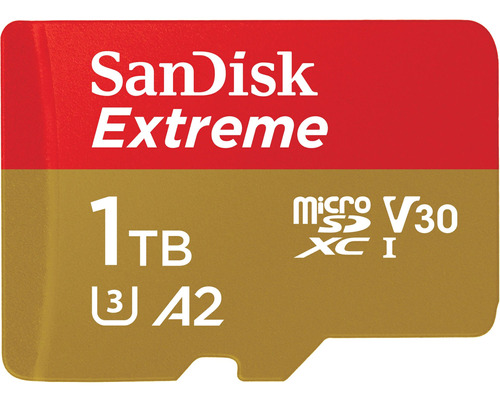 Sandisk 1tb Extreme Uhs-i Microsdxc Memory Card With Sd Adap