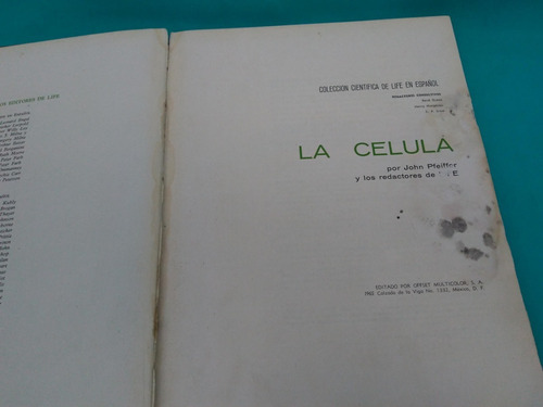 Mercurio Peruano: Libro Medicina La Celula Time L102 Mn0dd