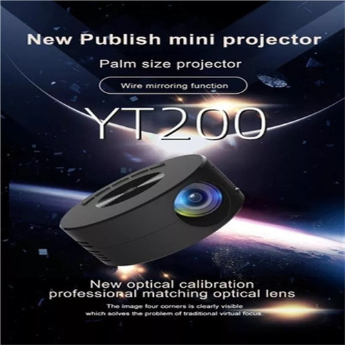 Mini Proyector Portátil Hd1500 Lumens Usb Misma Telé A
