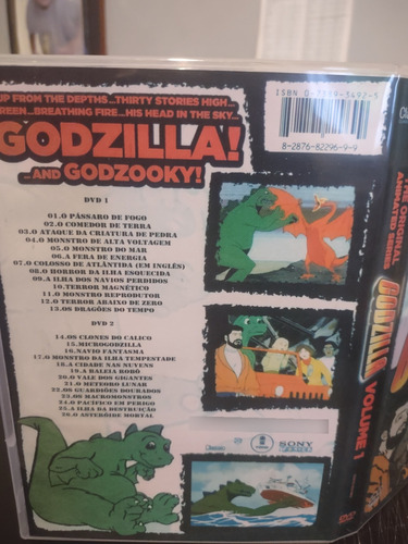 Dvd Godzilla Desenho (Usado)