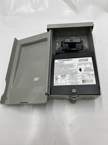Mars Disconnect Switch 80315 Outdoor Enclosure 60 Am Ccw