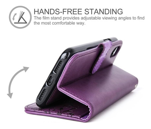 Funda Para iPhone XR (color Violeta / Waterfox)