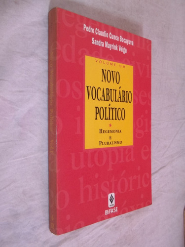 Livro - Novo Vocabulário Politico - Pedro Claudio E Sandra M
