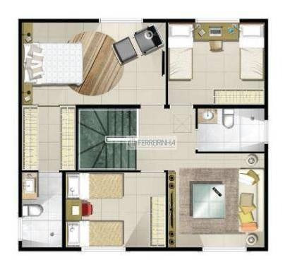 Imagem 22 de 23 de Casa À Venda, 136 M² Por R$ 996.000,00 - Urbanova - São José Dos Campos/sp - Ca2067