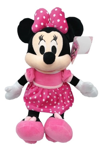 Peluche Minnie Mouse Rosa 50 Cm Nacional  