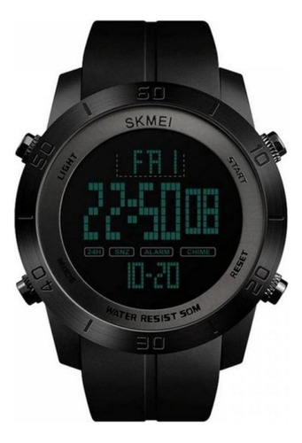 Reloj Skmei Digital 1353 Negro Cuenta Regresiva Doble Hora