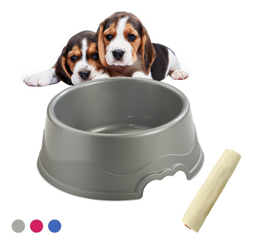 Plato Comedero Mascota Perro Gato Hecho En España 2.8l 28cmø