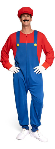 Disfraz De Mario Bros Para Adultos/talla L