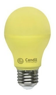 Pack X10 Lamp Led Bulbo E27 4w Amarillo Anti Insecto Candil