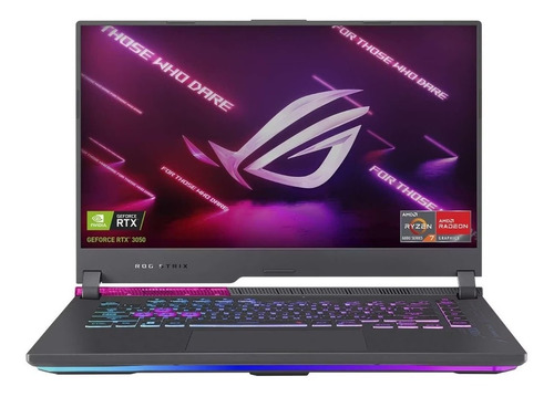 Laptop Asus Rog Strix G15 Ryzen 7 8gb 512gb Ssd Rtx 3050 4gb Color Electro Punk