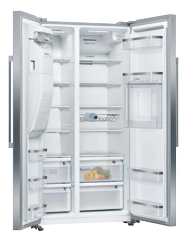 Heladera No Frost Bosch Kag93aiep Doble Puerta Acero Inox *