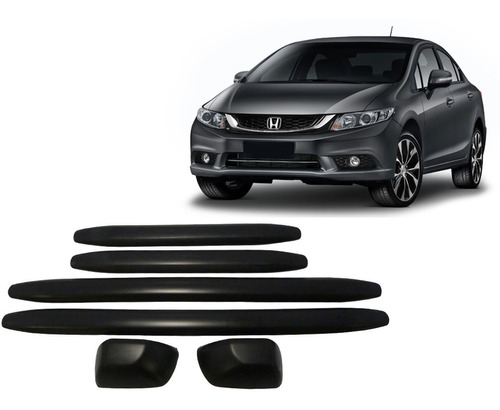 Kit Protetor Parachoque Honda Fit City Civic Hrv Universal