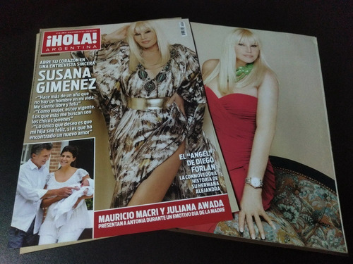 Susana Gimenez * Tapa Y Nota Revista Hola 49 * 2011