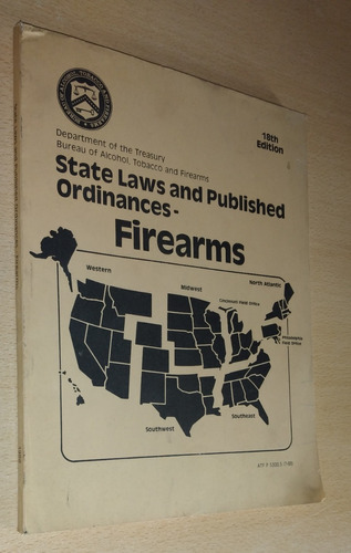 State Laws And Published Ordinances Firearms