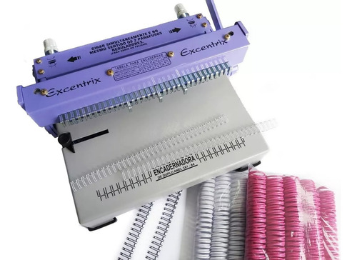 Encadernadora 3x1 Espiraflex Furo Redondo P/ Wire-o/espiral