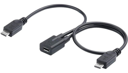 Electop Micro Usb Hembra A 2 micro Usb Macho Cable Divisor