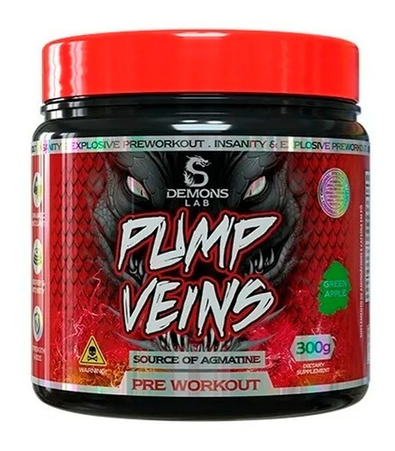 Pré Treino Pump Veins 300g - Demons Lab