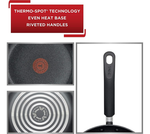 Set De Utensilios De Cocina T-fal, Antiadherente, 12 Pzs