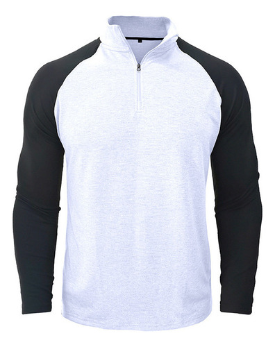 Sudadera Cuello Alto Masculino Exterior Primavera Y Otoño