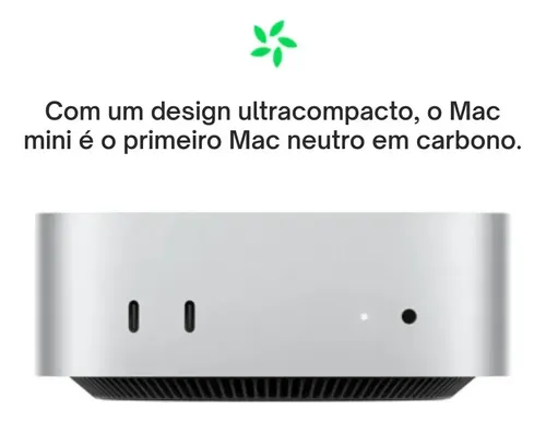 Apple Mac Mini M4 16gb 256gb Ssd Mu9d3ll/a | MercadoLivre