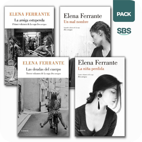 Saga Dos Amigas  - 4 Libros - Ferrante