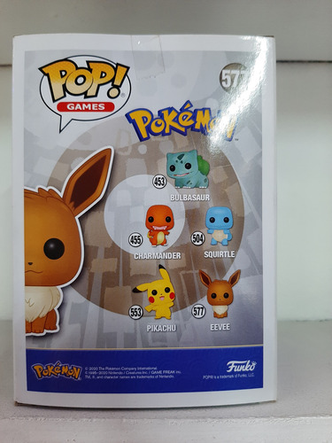 Funko Pop! Games Pokemon Eevee Flocked 577 Detalles (Usado)