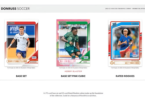 Tcg 24/25 Panini Donruss Soccer 6 Pack Blaster Box Red Cubic