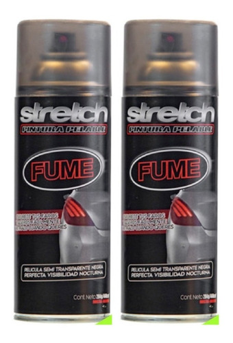 Kit X2 Pintura Removible Vinilo Aerosol Stretch Fume