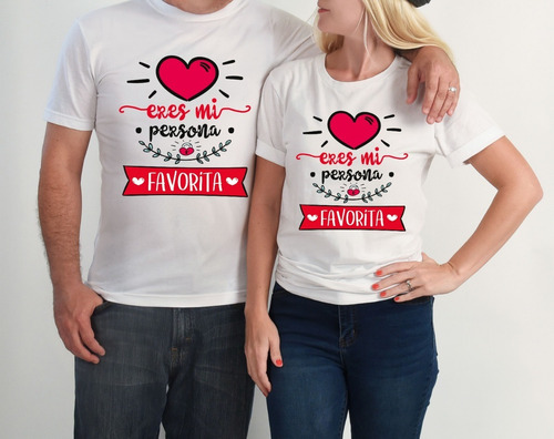 Poleras De Parejas Diseños San Valentin