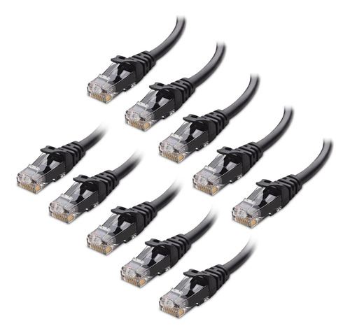 Cable Matters 10gbps 10-pack Snagless Short Cat 6 Etherne...