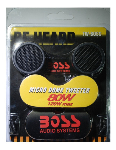 Tweeters De Domo Boss 80w Max 120w Boss Audio Old School F Color Negro
