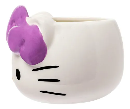 Búfalo De Plata Sanrio Hello Kitty Classic Purple Bow Cer...