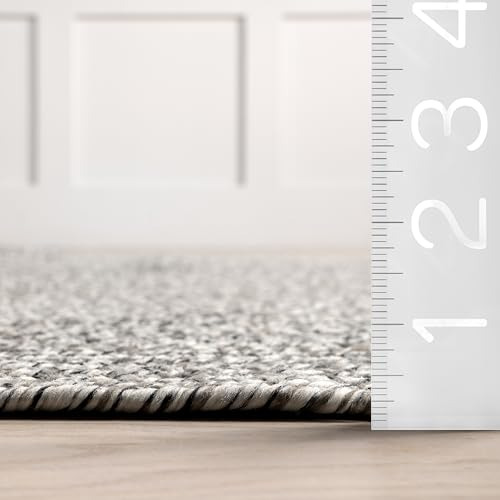 Alfombra Decorativa Para Interiores 0,60mtsx0,91mts Gris ,