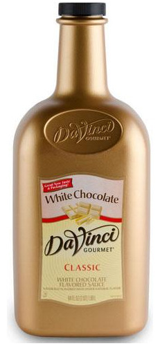 Salsa Davinci Chocolate Blanco Botella 1/2 Galon