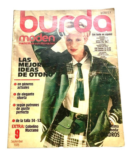 Aurojul- Revista Burda Moden Nª9septiembre 1978