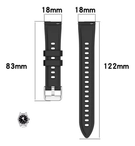 Correa Para Huawei Watch Gt4 Silicona Gt5/gt4 41mm/gt5 42mm 18mm