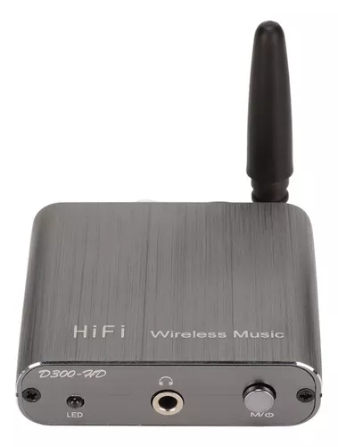 Receptor Bluetooth Hifi Aux Óptico Coaxial Sin Retardo