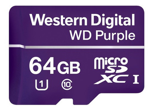 Cartão Micro Sd 64gb 32tbw Intelbras Purple Alto Desempenho