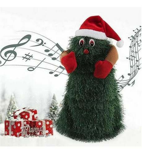 Imagen 1 de 6 de Árbol Navidad Musical Giratorio Eléctrico De Pila
