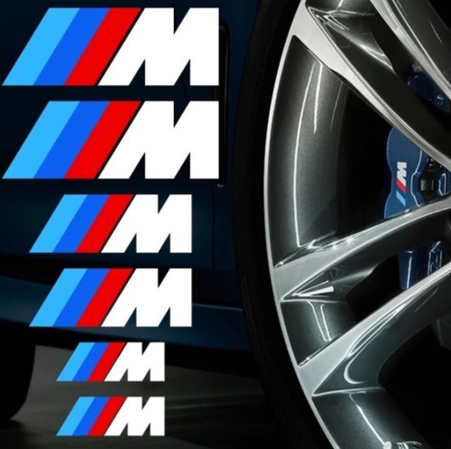 Bmw Serie M Pinza Frenos Etiqueta Sticker Resistente X6 Unid