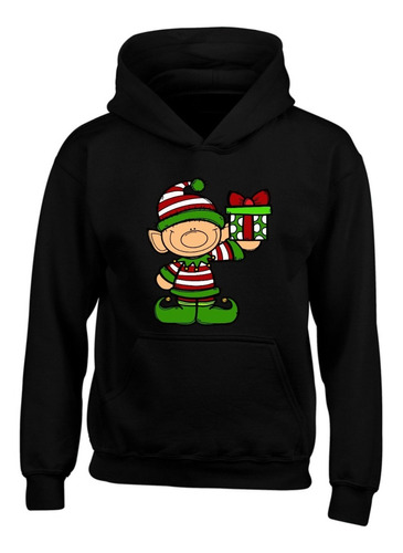 Buzo Duende Navidad Buso Saco Con Capota Hoodies