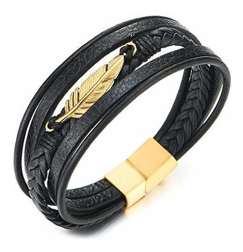 Ra, Brazalete Para M Coolsteelandbeyond Brazalete De Cuero T