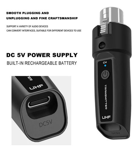 Sistema Adaptador Xlr, Transmisor Y Receptor De Micrófono I