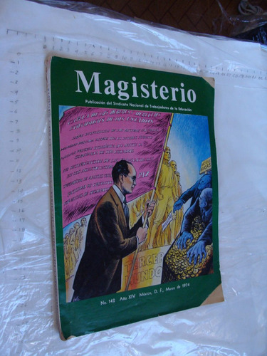 Libro Revista Magisterio Año 1974 , 96 Paginas