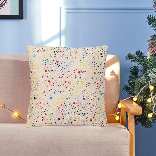 Nueva Funda De Almohada Con Pentagramas Estampada En Calient