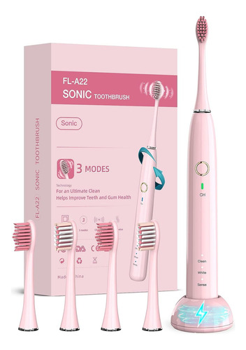 Nbgrlvs Cepillo De Dientes Electrico Sonico Recargable Para 