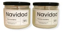 Comprar Velas Aromaticas Kit Navideño Cera De Soja 12 Oz, 200g