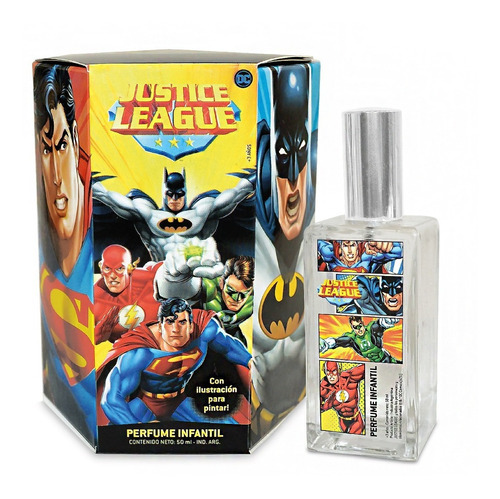 Perfume Infantil Liga De La Justicia X50 Ml Volumen De La Unidad 50 Ml