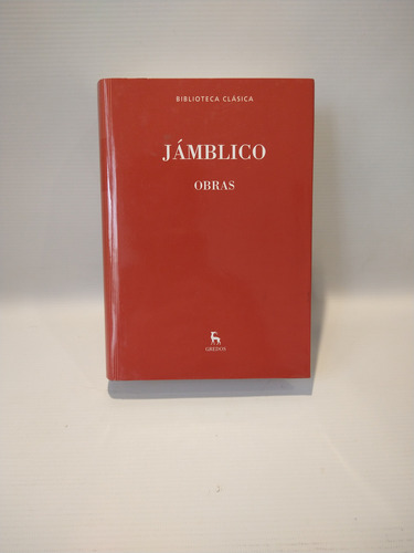 Obras Jamblico Gredos (Usado)