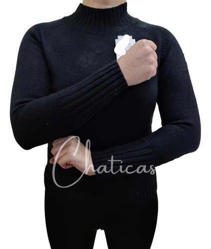 Sweater Mujer Cuello Alto Tela Gruesa Abrigado Standar Bello